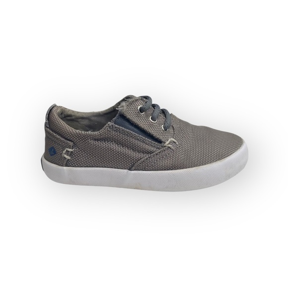 Sperry Top-Sider ™ ® ✌︎︎  Bodie Jr Boat Shoe Slip On Sneaker ✌︎︎ Grey Boy’s 8.5 - Picture 3 of 16